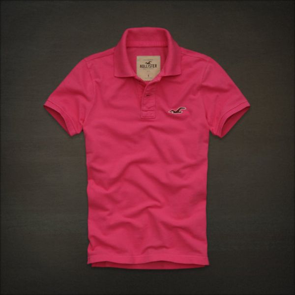 CAMISA POLO HOLLISTER 09 ROSA PINK