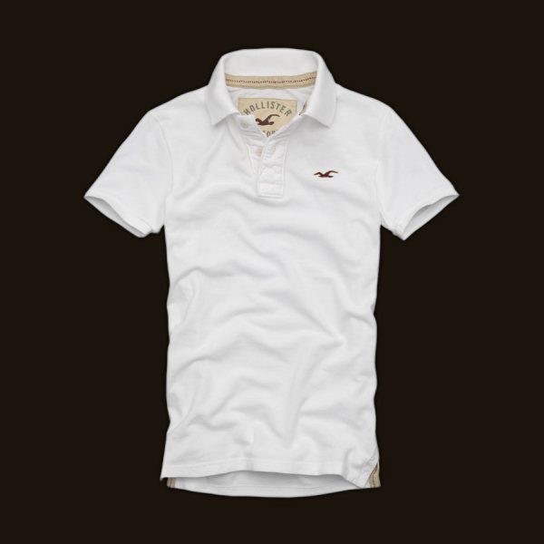 Camisa Polo Hollister 02 Branca